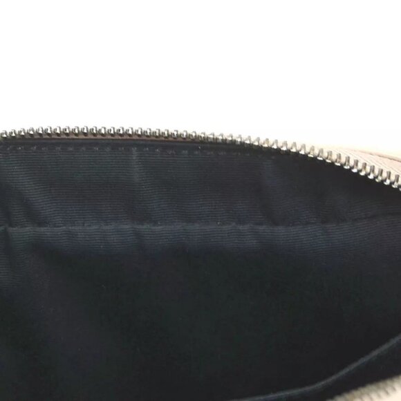 Auth SAINT LAURENT Lou Crossbody Shoulder Bag Beige Leather/Silvertone authentic - Picture 14 of 16